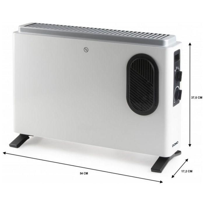 Convector de calefacción - DOMO - DO7351CH - 2000 W - Blanco - 54 x 37,5 x 17,2 cm 1 Convector de calefacción - DOMO - DO7351CH - 2000 W - Blanco - 54 x 37,5 x 17,2 cm 1
