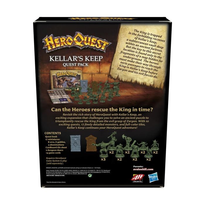 Expansion Juego de mesa Torreon de Kellars Heroquest ingles 1 Expansion Juego de mesa Torreon de Kellars Heroquest ingles 1