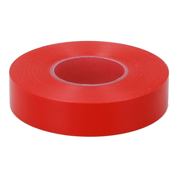 Cinta aislante eléctrica profesional pvc alta adhesión 19 mm x 33 m roja 0 Cinta aislante eléctrica profesional pvc alta adhesión 19 mm x 33 m roja 0