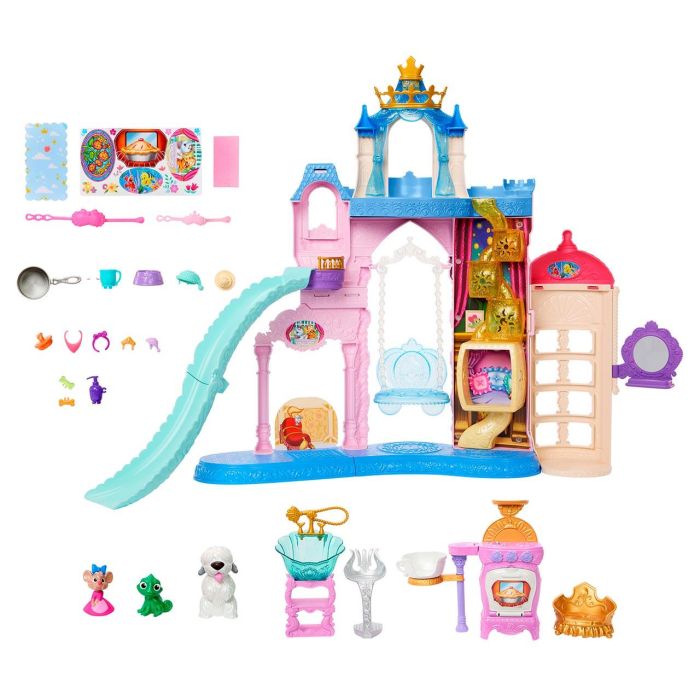 Mattel Jbf96 Palacio de Mascotas Disney Princess - Conjunto de Juego Grande con 3 Figuras y 20+ Accesorios, 65cm, 7 Zonas, +3 años 1 Mattel Jbf96 Palacio de Mascotas Disney Princess - Conjunto de Juego Grande con 3 Figuras y 20+ Accesorios, 65cm, 7 Zonas, +3 años 1