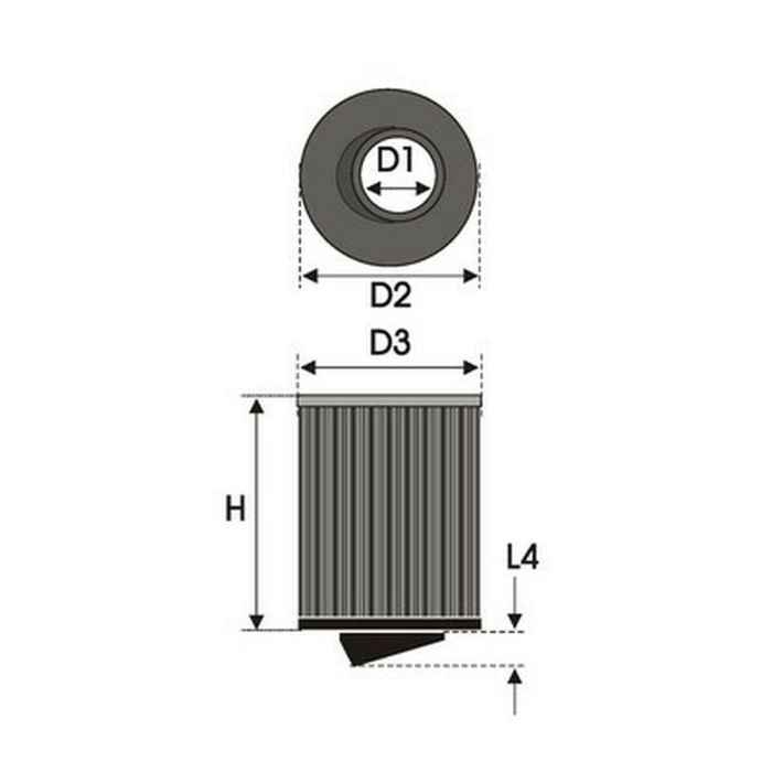 Filtro de aire Green Filters B9.65 1 Filtro de aire Green Filters B9.65 1