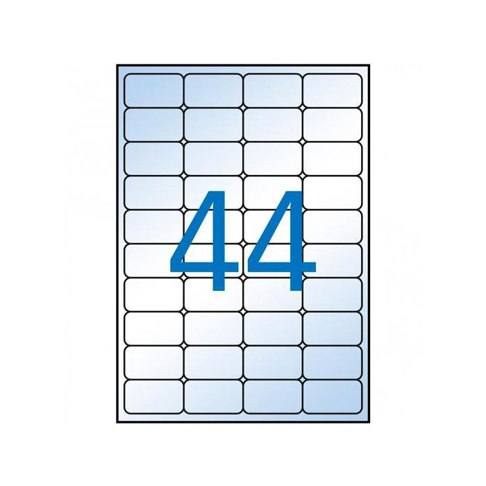 Apli Etiquetas Adhesivas 48,5x25,4 mm Inkjet C-Romos 44 X 10H Transparente Apli Etiquetas Adhesivas 48,5x25,4 mm Inkjet C-Romos 44 X 10H Transparente