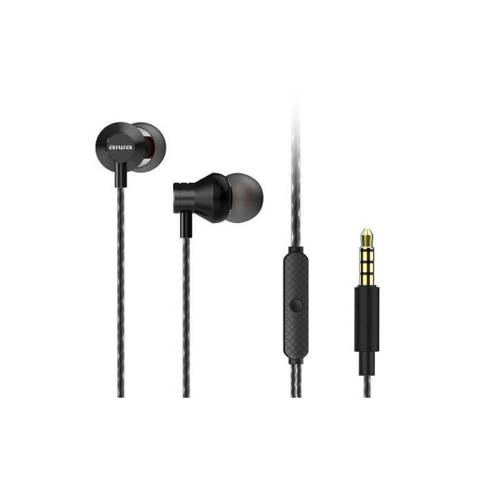 Auriculares Intrauditivos Aiwa ESTM-50BK/ con Micrófono/ Jack 3.5/ Negro Auriculares Intrauditivos Aiwa ESTM-50BK/ con Micrófono/ Jack 3.5/ Negro