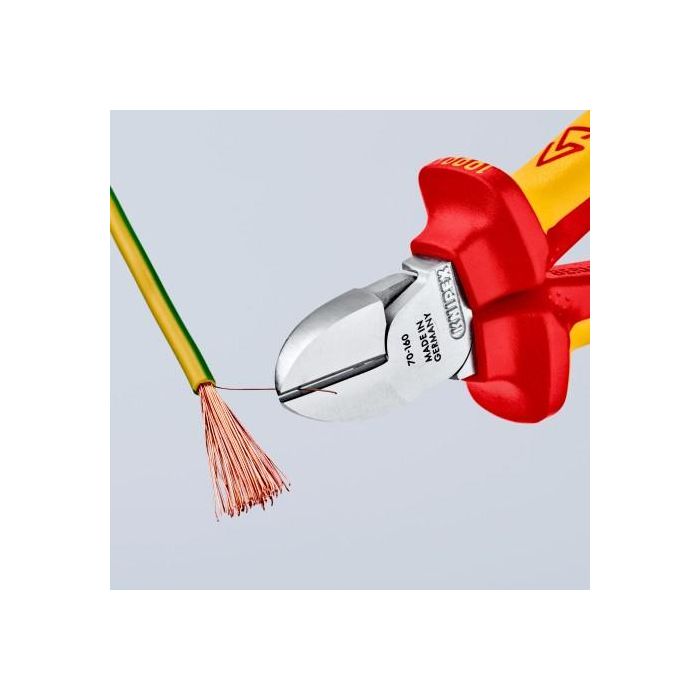 KNIPEX Seitenschneider mit Befestigungsse 5 KNIPEX Seitenschneider mit Befestigungsse 5