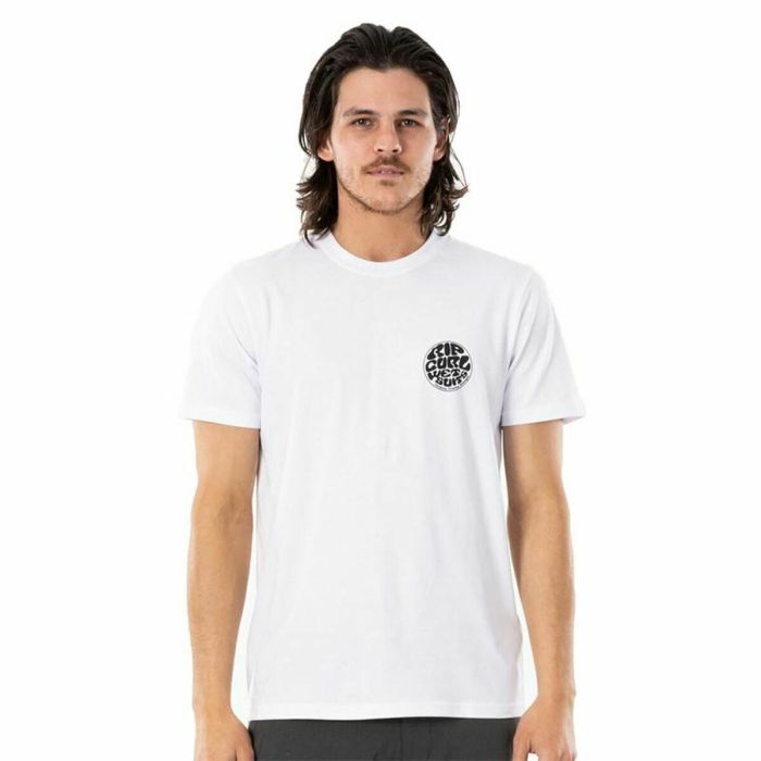 Camiseta de Manga Corta Rip Curl Wettie Essential Blanco Hombre S 0 Camiseta de Manga Corta Rip Curl Wettie Essential Blanco Hombre S 0