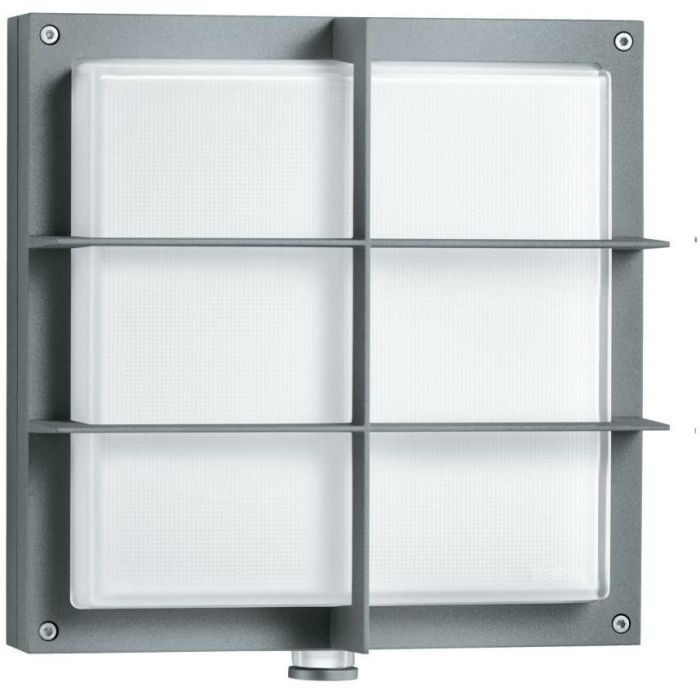 Steinel L 691 LED PMMA ANT V2 Aplique de Pared Exterior con Sensor de Movimiento IP44, 576 Lm, Blanco Cálido 3000K, Antracita 0 Steinel L 691 LED PMMA ANT V2 Aplique de Pared Exterior con Sensor de Movimiento IP44, 576 Lm, Blanco Cálido 3000K, Antracita 0