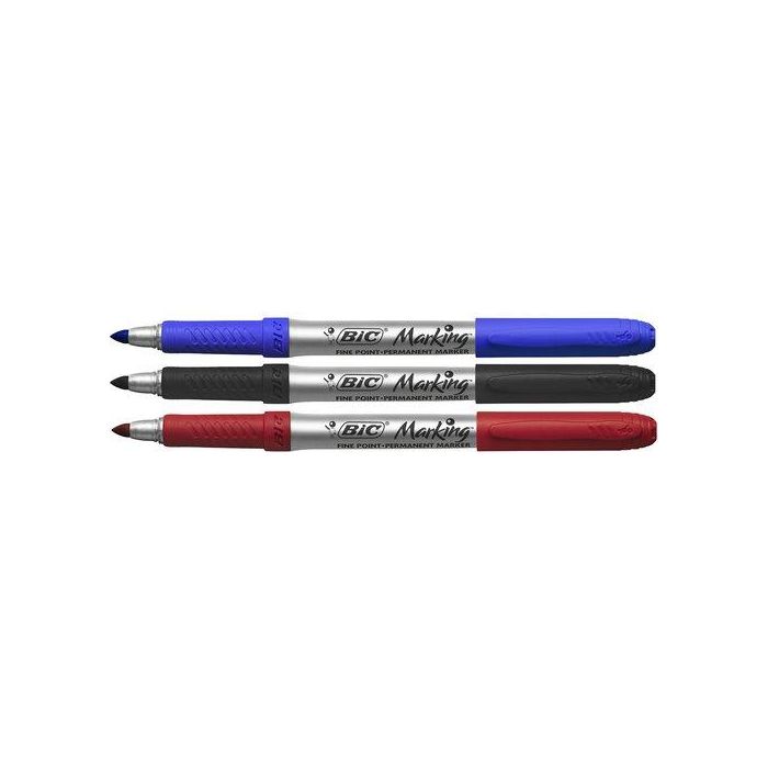 Marcador T.Opaca Perm. Bic Marking Color Colores Metalicos Caja De 12