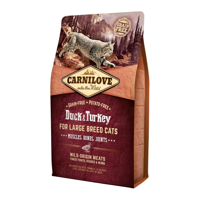 Carnilove Feline Adult Large Pato Pavo 2 kg Carnilove Feline Adult Large Pato Pavo 2 kg