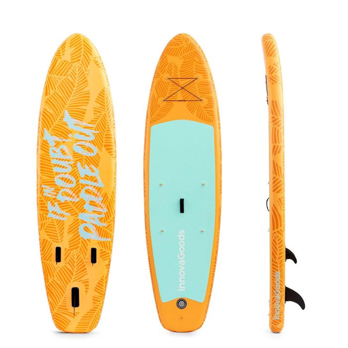 Tabla de Paddle Surf Hinchable 2 en 1 con Asiento y Accesorios Siros InnovaGoods 10'5" 320 cm 4 Tabla de Paddle Surf Hinchable 2 en 1 con Asiento y Accesorios Siros InnovaGoods 10'5" 320 cm 4