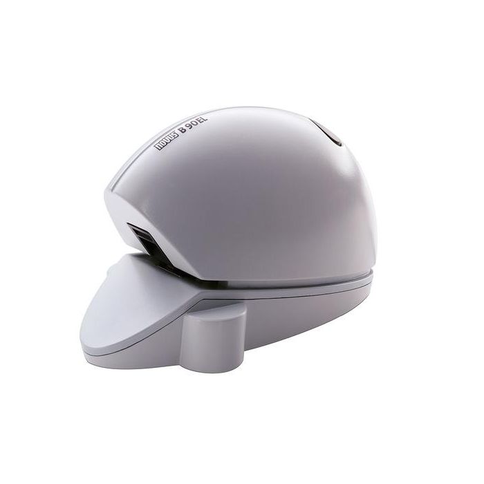 Novus B90 Grapadora Eléctrica Profesional Compacta Antibloqueo Gris, 20 Hojas, 210 Grapas NE 6
