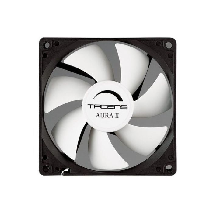 Tacens Aura II Ventilador para Caja PC 90mm Ultrasilencioso 12dB, 1500 RPM, 33 CFM, Rodamiento Fluxus II, Diseño Antipolvo