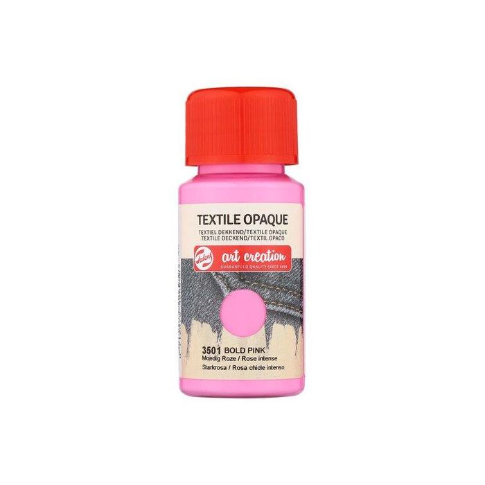 Pintura Para Tela Talens Art Creation Opaca 50 Ml (Bote) Rosa Chicle