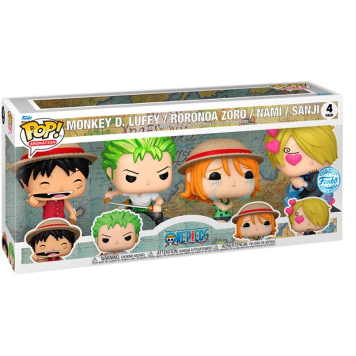 Blister 4 figuras POP One Piece Exclusive 2