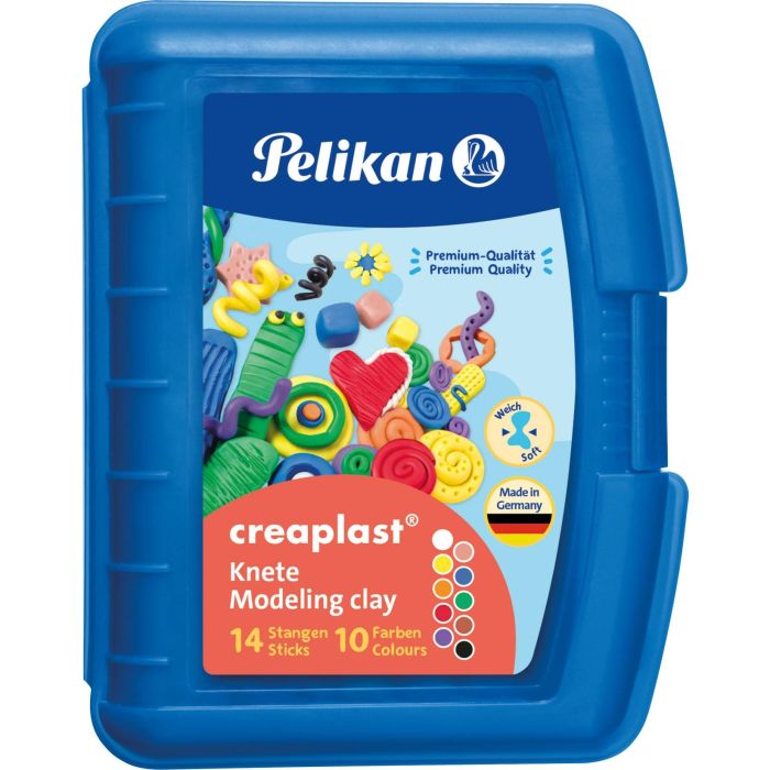 Pelikan Kinderknete Creaplast 10 Farben im blauen Etui. 240g 0 Pelikan Kinderknete Creaplast 10 Farben im blauen Etui. 240g 0
