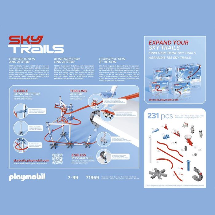 Playmobil 71969 Sky Trails: Starter Kit. Kit de construcción de recorridos de acción con Sky Rider para niños +7 años 2 Playmobil 71969 Sky Trails: Starter Kit. Kit de construcción de recorridos de acción con Sky Rider para niños +7 años 2