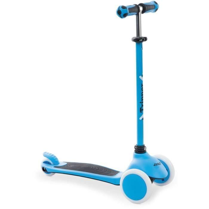 Mondo Scooter On and Go Tripper 3 ruedas invertidas iluminadas, dirección por peso, manillar regulable, hasta 30kg, ABEC-5, azul Mondo Scooter On and Go Tripper 3 ruedas invertidas iluminadas, dirección por peso, manillar regulable, hasta 30kg, ABEC-5, azul