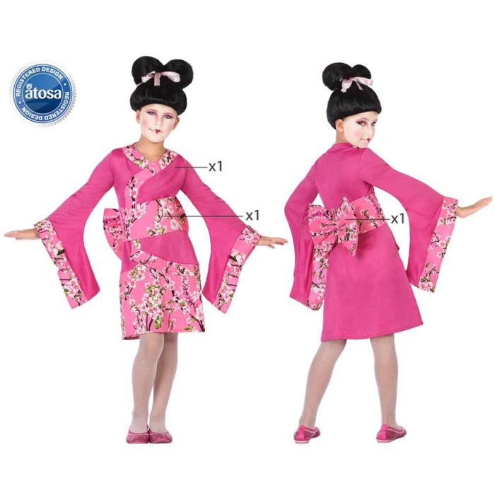 Disfraz Geisha Niña Infantil 7-9 Años Disfraz Geisha Niña Infantil 7-9 Años