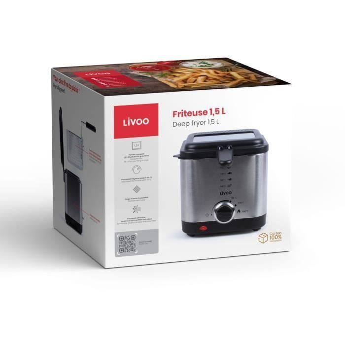 Freidora 1.5 L Livoo - DOC240 5 Freidora 1.5 L Livoo - DOC240 5