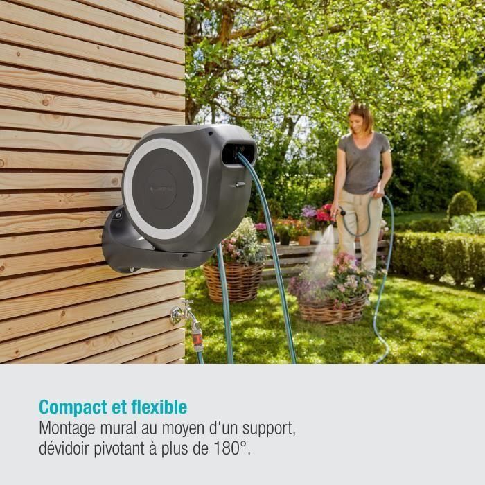 Gardena 1860220 Enrollador de Manguera Automático de Pared S 15m 2