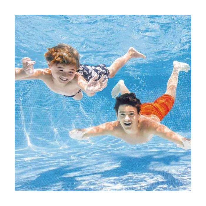 Iscina Piscina Desmontable Rectangular Small Frame Familiar Rosa 220x150x60 cm Capacidad 1662 Litros 3