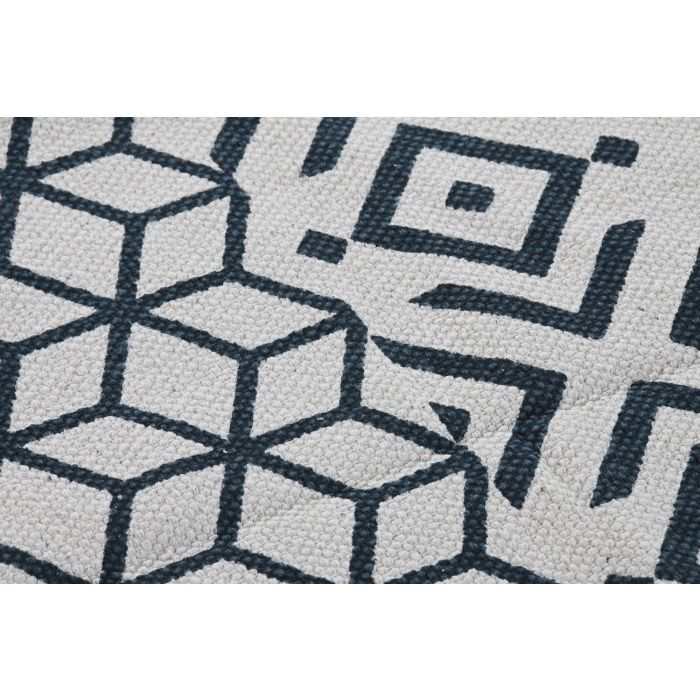 DKD Home Decor Alfombra Boho Negro y Blanco 180x120x1 cm 100% Algodón 1200gsm (Pack de 2) 2 DKD Home Decor Alfombra Boho Negro y Blanco 180x120x1 cm 100% Algodón 1200gsm (Pack de 2) 2