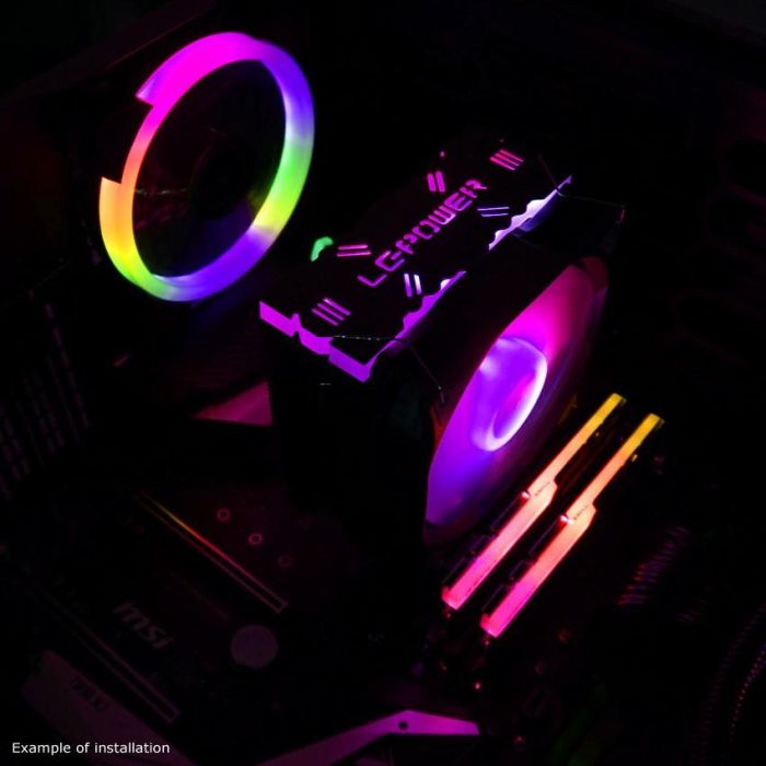 LC-Power LC-CC-120-ARGB-PRO Refrigerador CPU Ventilador 1700/1150/1151/1156/1366 2