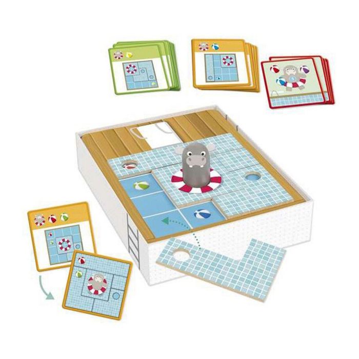 Juego hippos pool de madera desarolla la logica y la orientación. goula 5 Juego hippos pool de madera desarolla la logica y la orientación. goula 5