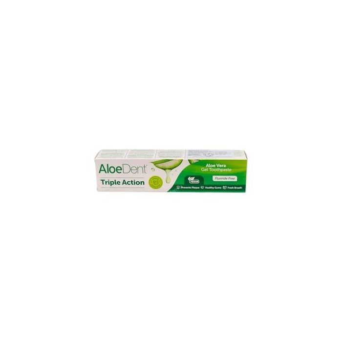 Dentífrico Aloe Vera Original Triple Ac. Aloedent