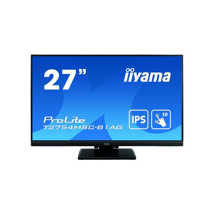 Iiyama Monitor Táctil 27" Full HD IPS T2754MSC-B1AG, Pantalla Táctil Capacitiva, 1920x1080, Altavoces, HDMI, VGA, USB 3.0, Ajuste de Altura 0 Iiyama Monitor Táctil 27" Full HD IPS T2754MSC-B1AG, Pantalla Táctil Capacitiva, 1920x1080, Altavoces, HDMI, VGA, USB 3.0, Ajuste de Altura 0