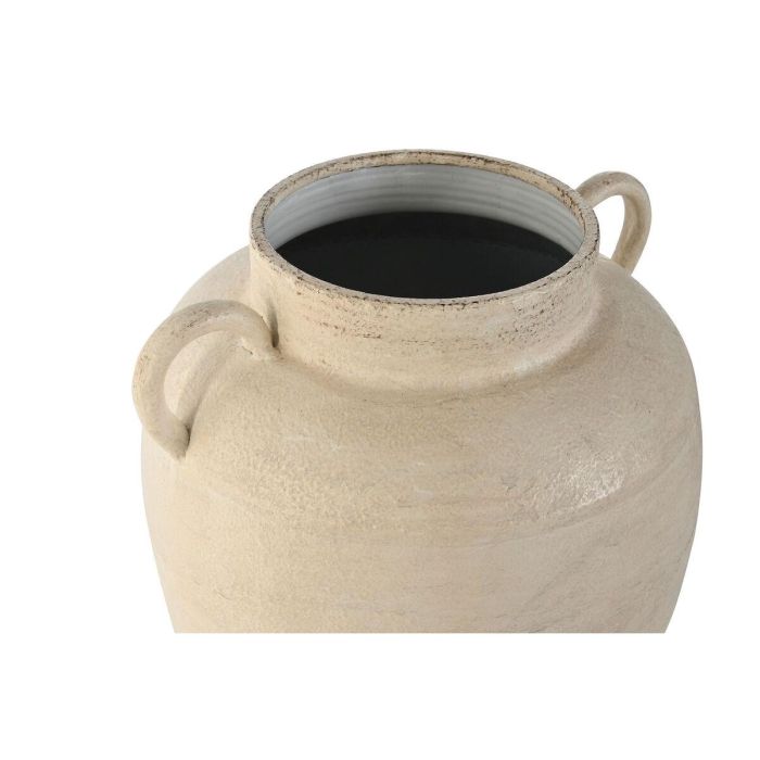 Jarron Tradicional DKD Home Decor Crema Terracota 27 x 37 x 29 cm 2