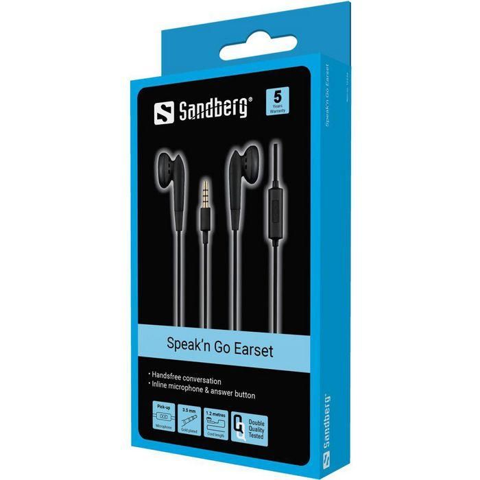 Sandberg Speak’n Go Earset Black 1 Sandberg Speak’n Go Earset Black 1