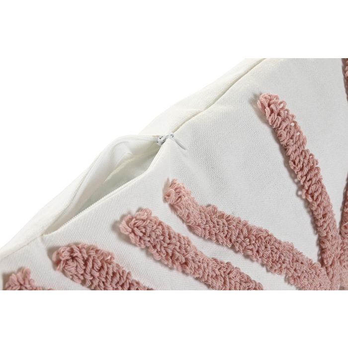 Cojin Urban DKD Home Decor Blanco Rosa 30 x 50 cm (2 Unidades) 2