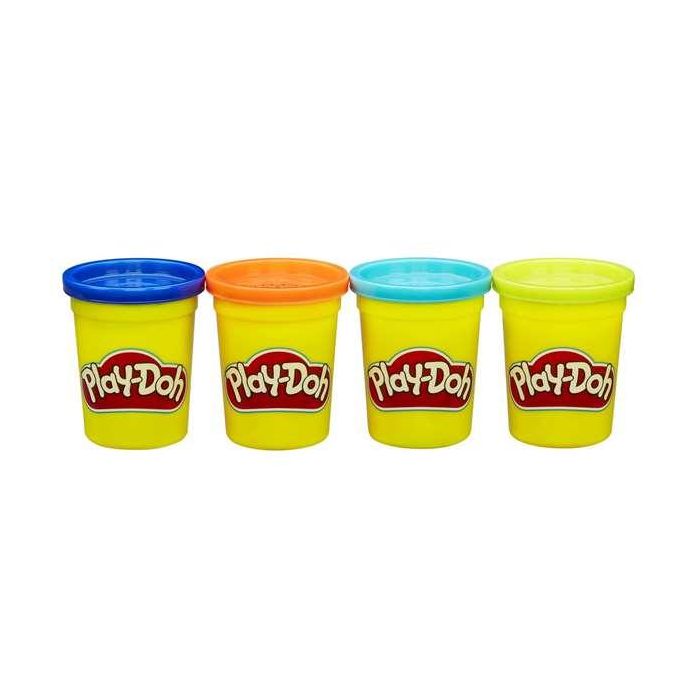 Plastilina playdoh pack 4 botes - modelos surtidos 4 Plastilina playdoh pack 4 botes - modelos surtidos 4
