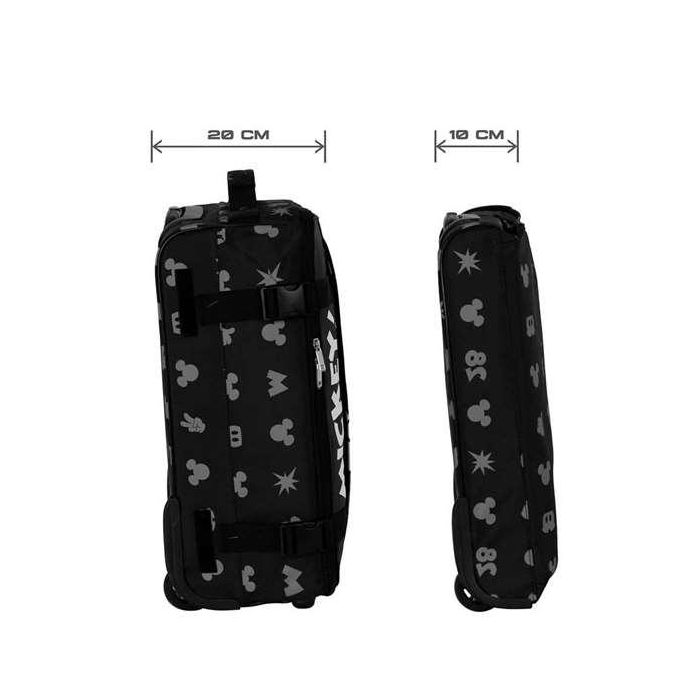 Karactermania Maleta de Cabina Plegable Mickey Mouse Surprise Negra Poliéster 35x20x55 cm 5