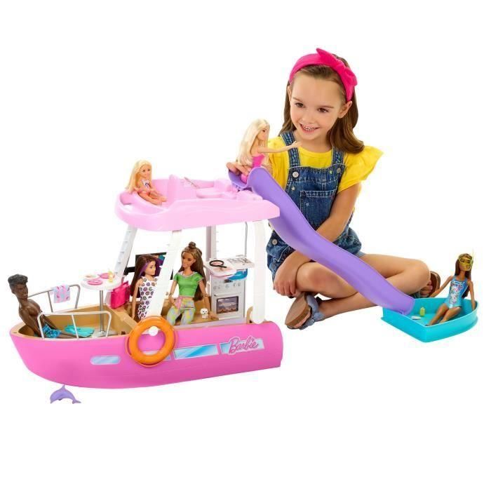 Barbie - Barbie's Reve Boat - Accesorios de muñecas - 3 años y + + 1 Barbie - Barbie's Reve Boat - Accesorios de muñecas - 3 años y + + 1