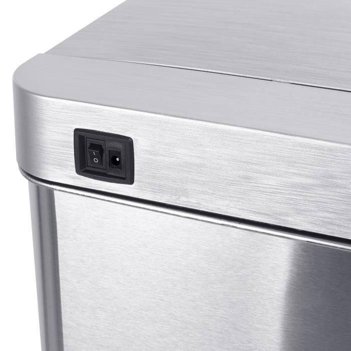 Bote de basura automático KITCHEN MOVE PARKSIDE - 50L - Acero inoxidable con fleje 5 Bote de basura automático KITCHEN MOVE PARKSIDE - 50L - Acero inoxidable con fleje 5