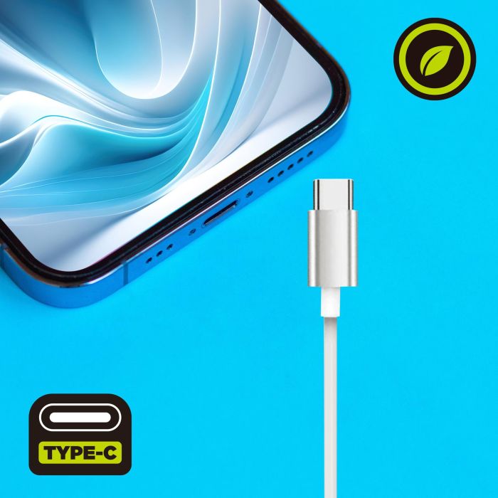 muvit for change auriculares estéreo M32 Tipo C magnéticos blancos 6 muvit for change auriculares estéreo M32 Tipo C magnéticos blancos 6