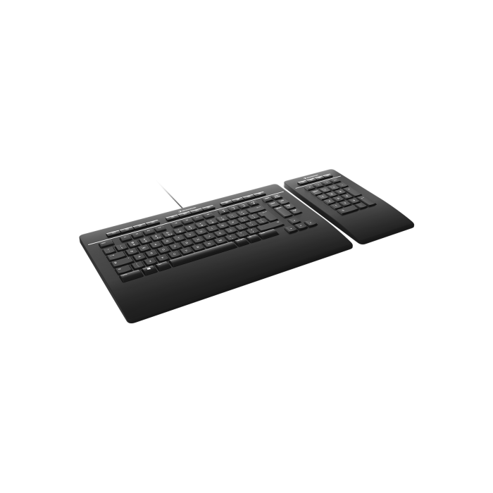 3Dconnexion Keyboard Pro with Numpad teclado Oficina USB + RF Wireless + Bluetooth QWERTY Internacional de EE.UU. Negro 2 3Dconnexion Keyboard Pro with Numpad teclado Oficina USB + RF Wireless + Bluetooth QWERTY Internacional de EE.UU. Negro 2