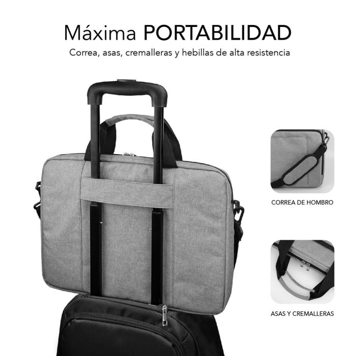 Maletín para Portátil Subblim SUB-LB-4APLB10 Gris 15,6" 2