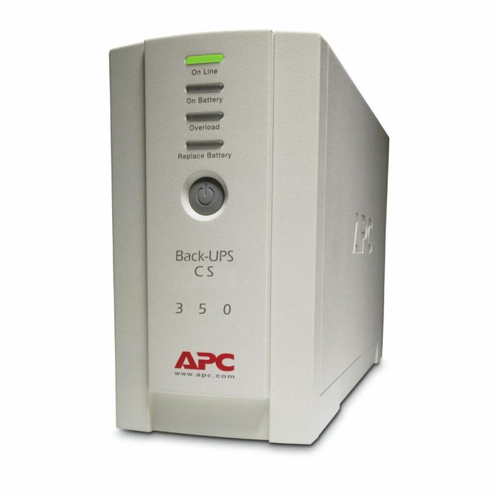 APC Back-UPS sistema de alimentación ininterrumpida (UPS) En espera (Fuera de línea) o Standby (Offline) 0,35 kVA 210 W 4 salidas AC APC Back-UPS sistema de alimentación ininterrumpida (UPS) En espera (Fuera de línea) o Standby (Offline) 0,35 kVA 210 W 4 salidas AC