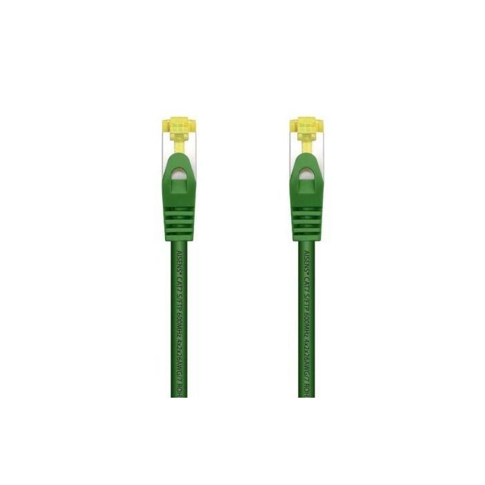 Aisens A146-0481 Cable de Red Ethernet RJ45 SFTP Cat.7, 10 Gbit/s, 600 MHz, 50cm Verde, 100% Cobre LSZH Aisens A146-0481 Cable de Red Ethernet RJ45 SFTP Cat.7, 10 Gbit/s, 600 MHz, 50cm Verde, 100% Cobre LSZH