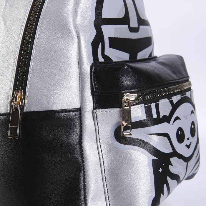 Mochila Casual The Mandalorian Plateado (22 x 27 x 12,5 cm) 3
