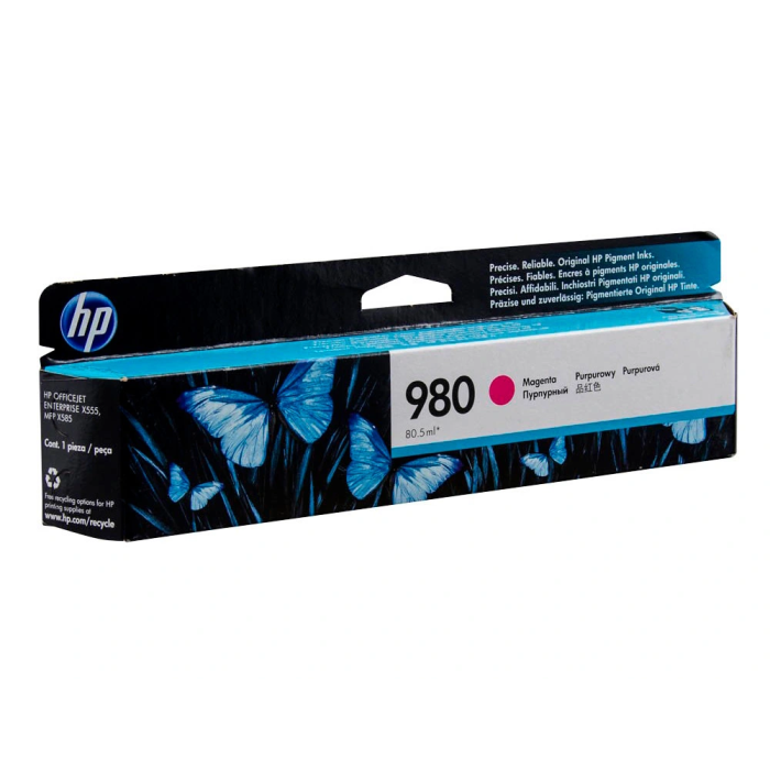 HP 980A Cartucho de tinta original Magenta Standardkapazitt 80.5ml 6.600 Seiten D8J08A 1