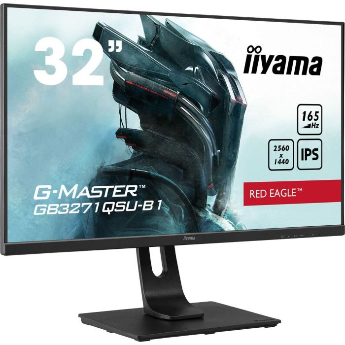 Iiyama G-Master Red Eagle Monitor Gaming 31.5" WQHD (2560x1440) IPS 165Hz 1ms FreeSync Soporte Ajustable HDMI DP USB 3.0 37