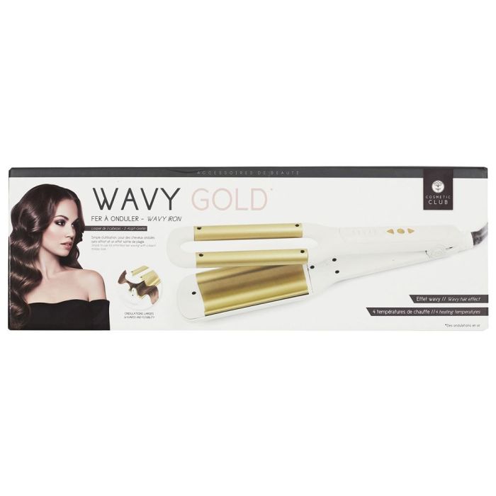 Cosmetic Club Plancha de Pelo Ondas de Cerámica y Turmalina con 4 Temperaturas hasta 120 Grados 1 Cosmetic Club Plancha de Pelo Ondas de Cerámica y Turmalina con 4 Temperaturas hasta 120 Grados 1