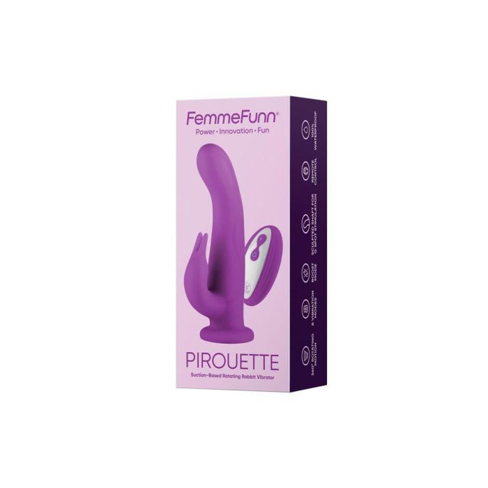 Vibrador Doble Estimulación FemmeFunn Pirouette Morado 7 Vibrador Doble Estimulación FemmeFunn Pirouette Morado 7