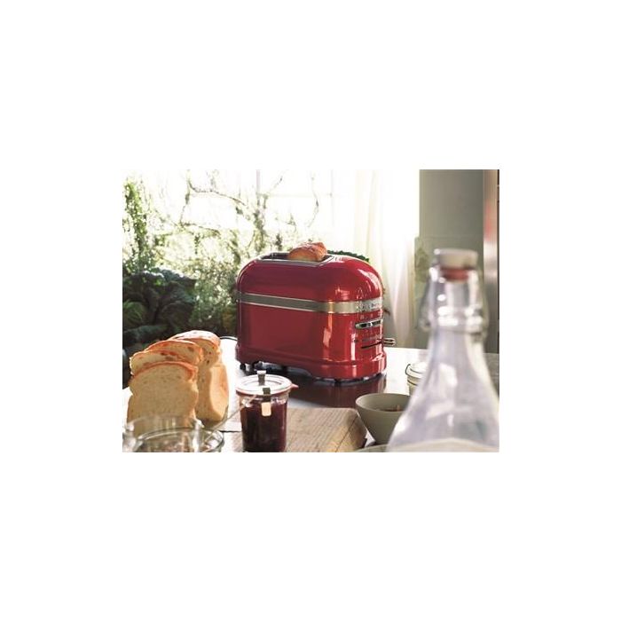 Kitchenaid 5KMT2204 ECA Tostador para 2 Rebanadas, Rojo Manzana, Extra-Anchas, Sensor Térmico Electrónico 1 Kitchenaid 5KMT2204 ECA Tostador para 2 Rebanadas, Rojo Manzana, Extra-Anchas, Sensor Térmico Electrónico 1