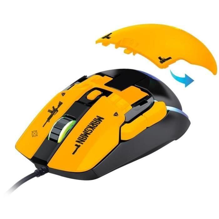 Ratón para juegos - MARKSMAN - YENKEE - YMS 3600YW 3