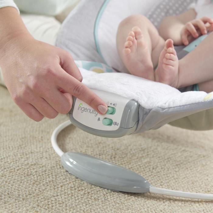 Ingenuity Transat Bebé Morrison | Balancín Vibrante y Musical con 7 Melodías y Suaves Vibraciones | Para Niños y Niñas 5
