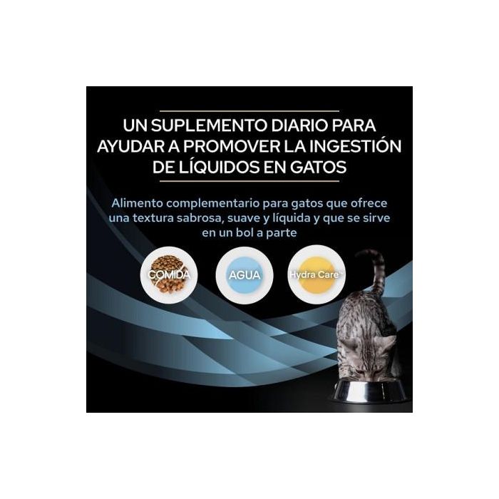 Purina Proplan Diet Feline Hydracare Salmón, Alimento Húmedo Dietético para Gatos, 10 Sobres x 75g (Total 750g)
